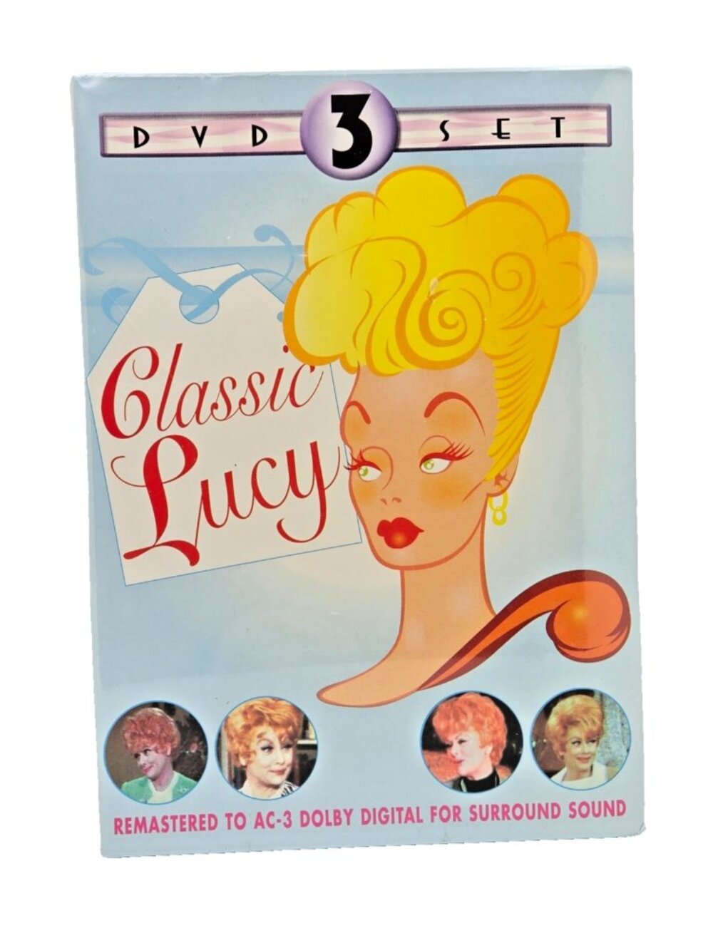 Classic Lucy 3 DVD Set I Love Lucy Lucille Ball Comedy TV Collection New